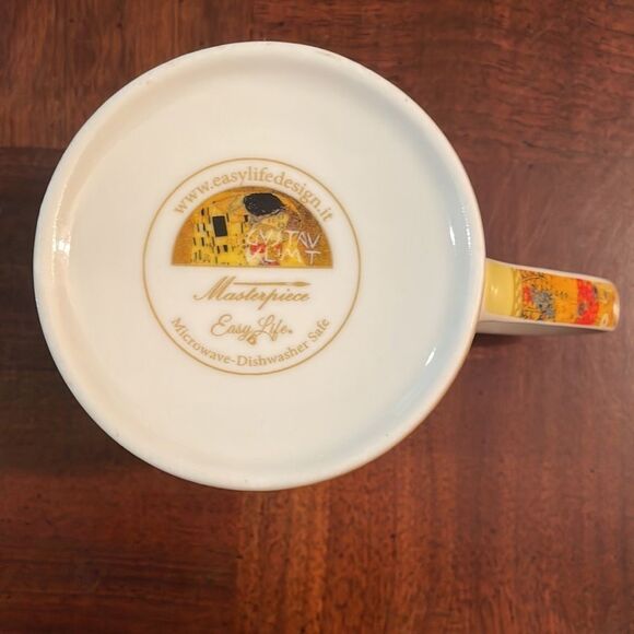 Gustav Klimt The Kiss 1908 Mug Cup 12 oz Easy life Masterpiece - Picture 6 of 8